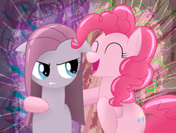 Size: 1024x768 | Tagged: safe, artist:4shapr, pinkie pie, g4, duality, female, pinkamena diane pie, solo