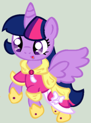 Size: 429x577 | Tagged: safe, artist:kai-t-linbee, twilight sparkle, alicorn, pony, g4, clothes, coronation dress, dress, female, mare, solo, twilight sparkle (alicorn)