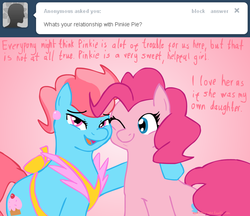 Size: 1276x1100 | Tagged: safe, artist:cythocalypse, cup cake, pinkie pie, ask mrs cake, g4, tumblr