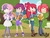 Size: 1600x1200 | Tagged: safe, artist:2-lettdodd, apple bloom, babs seed, scootaloo, sweetie belle, human, g4, cutie mark crusaders, humanized, light skin, winged humanization