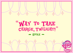 Size: 720x531 | Tagged: safe, spike, twilight sparkle, g4, my little pony logo, text, twilight sparkle (alicorn)