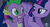 Size: 637x347 | Tagged: safe, screencap, spike, twilight sparkle, alicorn, pony, castle mane-ia, g4, season 4, female, lidded eyes, mare, out of context, twilight sparkle (alicorn)