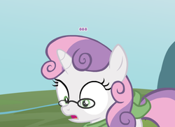 Size: 550x400 | Tagged: safe, sweetie belle, g4, ask, female, hello-sweetie-belle, solo