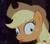 Size: 222x197 | Tagged: safe, applejack, earth pony, pony, castle mane-ia, g4, my little pony: friendship is magic, derp, female, low quality, silly, silly pony, solo, tongue out