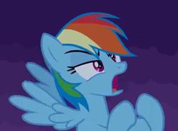 Size: 463x342 | Tagged: safe, screencap, rainbow dash, castle mane-ia, g4, my little pony: friendship is magic, cropped, female, solo