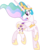 Size: 1471x1859 | Tagged: safe, artist:jeatz-axl, princess celestia, pony, g4, my little pony: friendship is magic, princess twilight sparkle (episode), female, mare, no tail, simple background, solo, svg, transparent background, vector