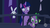 Size: 857x481 | Tagged: safe, screencap, angel bunny, spike, twilight sparkle, alicorn, pony, castle mane-ia, g4, my little pony: friendship is magic, female, hub logo, hubble, mare, twilight sparkle (alicorn)