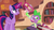 Size: 706x392 | Tagged: safe, screencap, spike, twilight sparkle, alicorn, pony, castle mane-ia, g4, my little pony: friendship is magic, book, burp, derp, dragon mail, dragonfire, faic, female, fire, fire breath, golden oaks library, green fire, hub logo, hubble, library, magic, mare, scroll, telekinesis, twilight sparkle (alicorn)