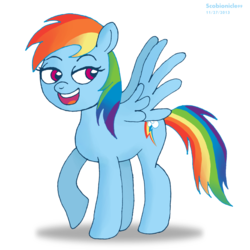 Size: 894x894 | Tagged: safe, artist:scobionicle99, rainbow dash, g4, female, solo