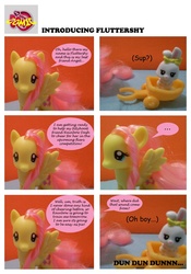 Size: 854x1219 | Tagged: safe, artist:drpain, angel bunny, fluttershy, g4, comic strip, toy
