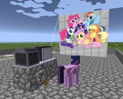 Size: 1089x882 | Tagged: safe, twilight sparkle, alicorn, pony, g4, female, mare, mine little pony, minecraft, mod, slideshow, twilight sparkle (alicorn)