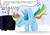 Size: 800x565 | Tagged: safe, artist:bcrich40, edit, rainbow dash, g4, crush 40, dancing, female, lyrics, music, solo, speaker