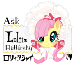 Size: 700x581 | Tagged: safe, fluttershy, g4, female, japanese, lolitashy, solo