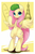 Size: 1200x1800 | Tagged: safe, artist:maren, fluttershy, g4, baguette, belly button, beret, eiffel tower, female, france, hat, pixiv, solo