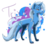 Size: 777x692 | Tagged: safe, artist:dari-draws, trixie, wolf, g4, female, horn, simple background, solo, species swap, transparent background