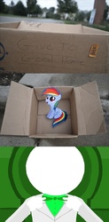 Size: 650x1325 | Tagged: safe, rainbow dash, pegasus, pony, fanfic:my little dashie, g4, dashie meme, doc scratch, evil people finding dash meme, exploitable meme, homestuck, meme, this will end in tears