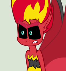 Size: 756x810 | Tagged: safe, artist:littlecloudie, sunset shimmer, equestria girls, g4, female, solo, sunset satan