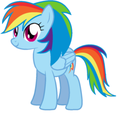 Size: 600x529 | Tagged: safe, artist:cutixemma, rainbow dash, g4, alternate hairstyle, female, solo