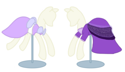 Size: 1028x592 | Tagged: safe, artist:smava-heartsong, oc, oc only, clothes, commission, commissioner:targetgirl, dress, mannequin, ponyquin