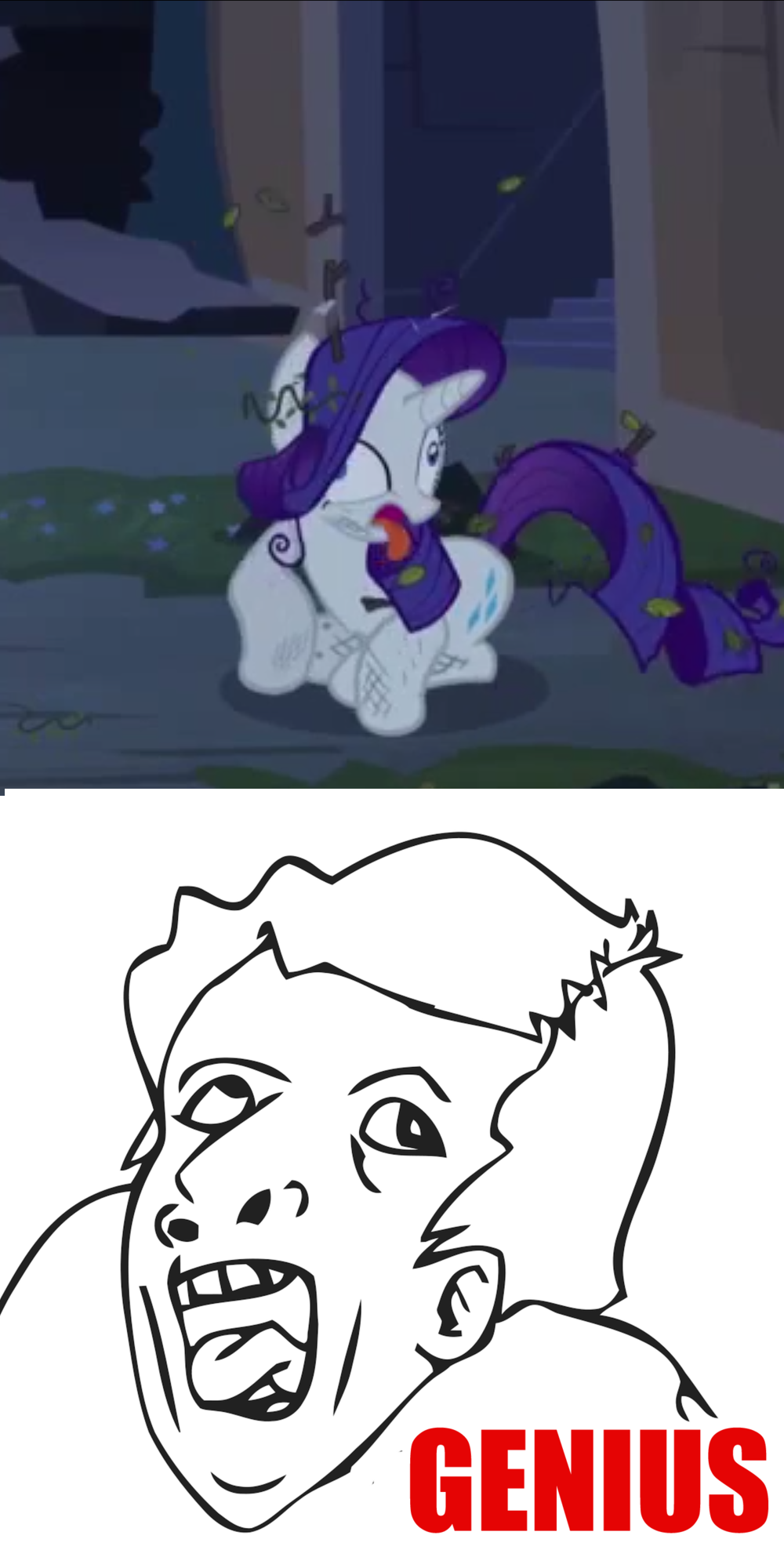 484748 Castle Mane Ia Genius Meme Rarity Safe Derpibooru