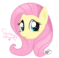 Size: 1024x1006 | Tagged: safe, artist:balloons504, fluttershy, pony, g4, :p, female, solo, tongue out