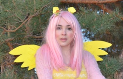 Size: 1626x1054 | Tagged: safe, artist:lochlan o'neil, fluttershy, human, g4, cosplay, irl, irl human, photo, solo