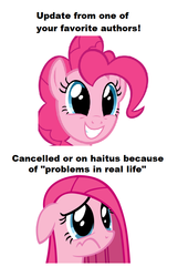 Size: 616x904 | Tagged: safe, pinkie pie, earth pony, pony, g4, comic, female, mare, meta, pinkamena diane pie, solo, text, truth