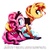 Size: 586x600 | Tagged: dead source, safe, artist:nattherat, pinkie pie, sunset shimmer, earth pony, pony, unicorn, g4, my little pony: equestria girls: through the mirror, clothes, duo, pinkie pie's boutique