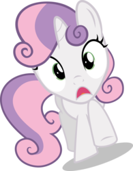 Size: 790x1011 | Tagged: dead source, safe, artist:medio-cre, sweetie belle, g4, .svg available, female, simple background, solo, transparent background, vector