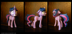 Size: 1024x485 | Tagged: safe, artist:clawed-nyasu, twilight sparkle, g4, irl, photo, sculpture, twilight snapple