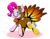Size: 898x701 | Tagged: safe, artist:fatcakes, pinkie pie, earth pony, pony, turkey, g4, animal costume, clothes, costume, female, solo, thanksgiving, turkey costume