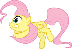 Size: 4000x2730 | Tagged: safe, artist:fabulouspony, fluttershy, pony, g4, female, simple background, solo, transparent background, vector