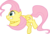 Size: 4000x2730 | Tagged: safe, artist:fabulouspony, fluttershy, pony, g4, female, simple background, solo, transparent background, vector