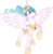 Size: 1956x1990 | Tagged: safe, artist:jeatz-axl, princess celestia, pony, g4, my little pony: friendship is magic, princess twilight sparkle (episode), female, mare, no tail, simple background, solo, svg, transparent background, vector