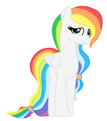 Size: 640x722 | Tagged: safe, artist:gabythehedgehog, edit, oc, oc only, pegasus, pony, heart eyes, looking at you, pegasus oc, rainbow, rainbow hair, simple background, solo, transparent background, wingding eyes