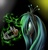 Size: 1173x1222 | Tagged: safe, artist:zigword, king sombra, queen chrysalis, changeling, changeling queen, g4, crown, eyes on the prize, female, magic, open mouth, smiling, solo, telekinesis, tongue out