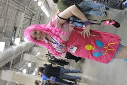 Size: 4272x2848 | Tagged: artist needed, safe, pinkie pie, human, g4, 2012, anime boston, convention, cosplay, irl, irl human, photo, solo