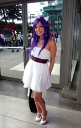 Size: 956x1500 | Tagged: safe, artist:ani-mia, rarity, human, g4, clothes, cosplay, dress, irl, irl human, photo, sakura con