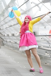 Size: 787x1181 | Tagged: safe, pinkie pie, human, g4, cosplay, irl, irl human, photo, solo