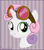 Size: 1980x2248 | Tagged: safe, artist:freakization, sweetie belle, pony, unicorn, g4, bust, commission, female, goggles, goggles on head, horn, smiling, solo, striped background