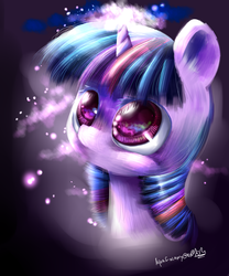 Size: 2500x3000 | Tagged: safe, artist:aquagalaxy, twilight sparkle, g4, female, shiny, solo