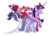 Size: 2100x1494 | Tagged: safe, artist:tiffanymarsou, twilight sparkle, alicorn, pony, g4, big crown thingy, clothes, concave belly, crown, dress, element of magic, eyes closed, eyeshadow, female, folded wings, hoof shoes, jewelry, makeup, mare, peytral, princess shoes, raised hoof, regalia, see-through, simple background, slender, solo, thin, transparent background, twilight sparkle (alicorn), wings