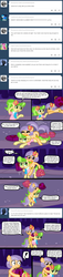 Size: 640x2821 | Tagged: safe, artist:ficficponyfic, chickadee, ms. peachbottom, oc, cyoa:peachbottom's quest, g4, cyoa, jezzie belle, tumblr