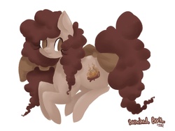 Size: 1600x1200 | Tagged: safe, artist:grandifloru, oc, oc only, oc:burnished bark, earth pony, pony, bow, female, hair bow, mare, solo, tail bow