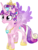 Size: 4168x5500 | Tagged: safe, artist:theshadowstone, princess cadance, alicorn, pony, g4, absurd resolution, ceremonial headdress, crystallized, female, simple background, solo, standing, transparent background, vector