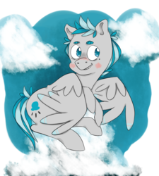 Size: 848x942 | Tagged: safe, artist:clouddropz, oc, oc only, pegasus, pony, solo