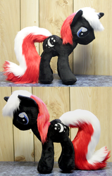 Size: 852x1336 | Tagged: safe, artist:tilastrinity, oc, oc only, pony, unicorn, irl, photo, plushie