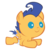 Size: 580x620 | Tagged: safe, artist:misspegasister, flash sentry, pegasus, pony, g4, baby, baby pony, colt, colt flash sentry, cute, diabetes, diaper, diasentres, foal, male, solo, younger
