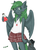 Size: 500x673 | Tagged: dead source, safe, artist:the-rasp-b, oc, oc only, pegasus, anthro, amulet, anthro oc, clothes, dawn, doll, erlenmeyer flask, female, flask, necklace, plushie, potion, skirt, solo, torn ear, voodoo doll, witch doctor