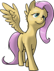 Size: 694x915 | Tagged: safe, artist:metyknight, fluttershy, g4, female, simple background, solo